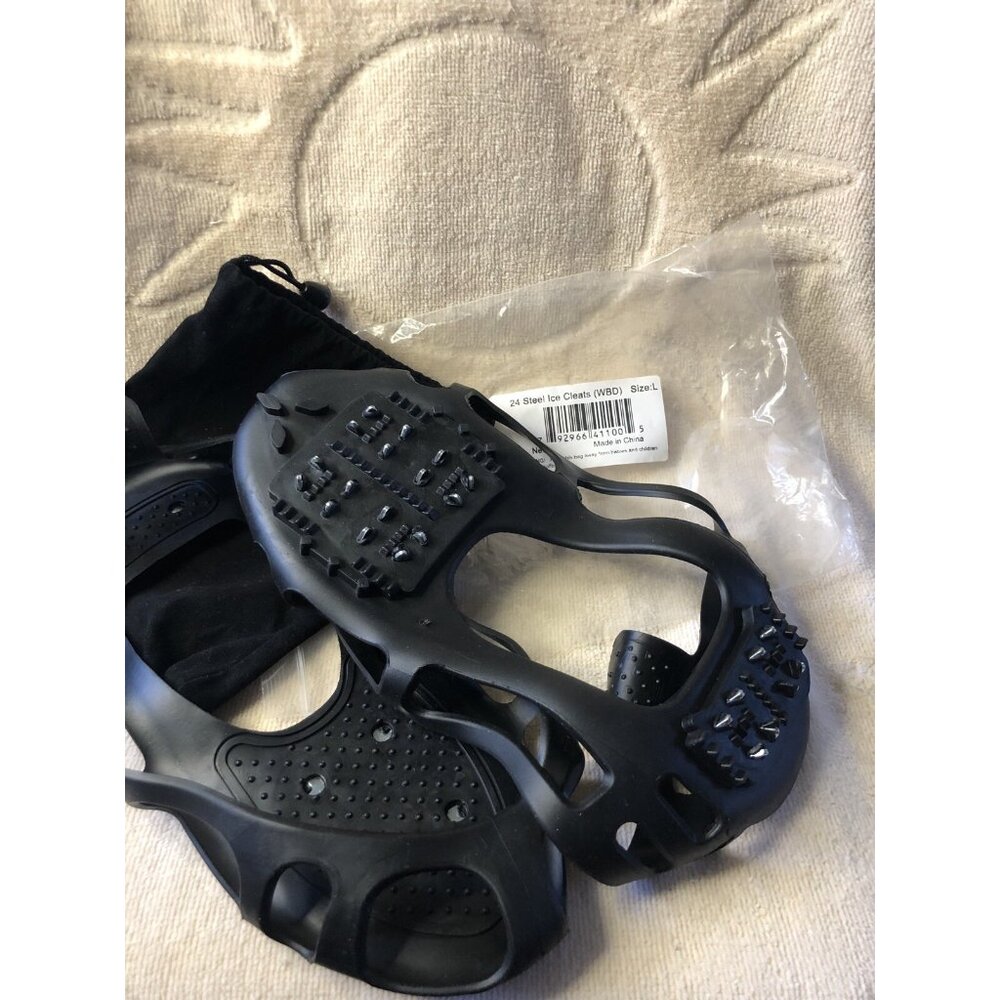 Shaddock Adult Ice Snow Hiking Traction Anti Slip Cleats Size Large w/ Carry Bag - Picture 3 of 9